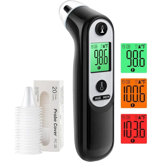Viproud FC-IR109 Digital Ear Thermometer – Black