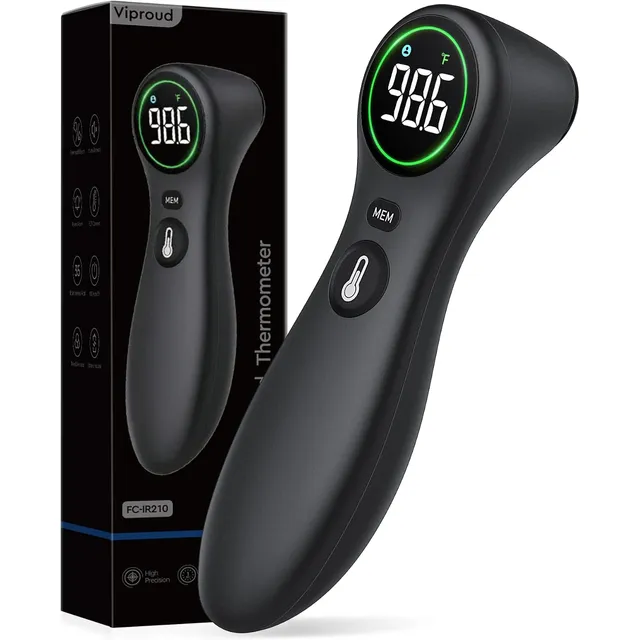 Viproud FC-IR210 No-Touch Thermometer with Colour Ring – Black