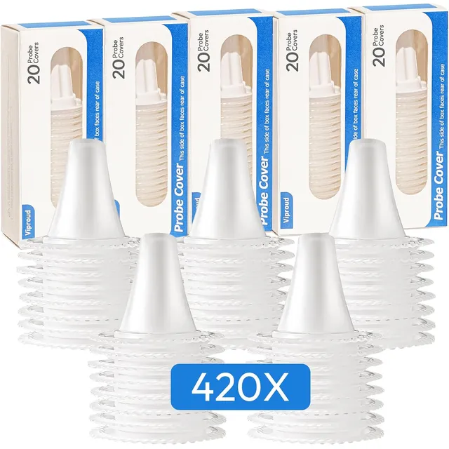 Viproud Ear Thermometer Probe Covers – 420 covers